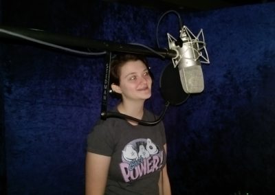 Claire tracking vocals ♡